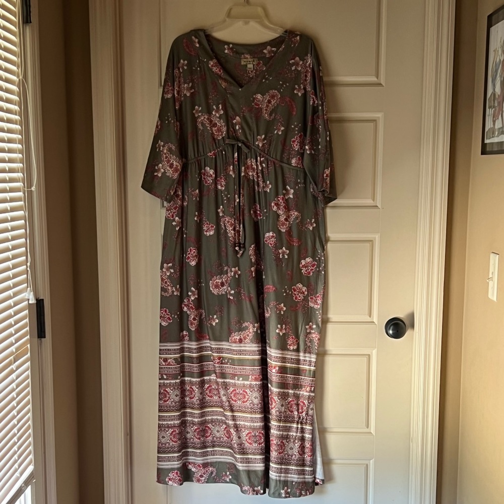 Soft long dress by One World from Cracker Barrel. NWOT
